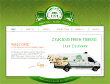 Tablet Screenshot of freshpierogi.com